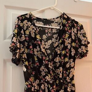 Floral V-Neck Dress
